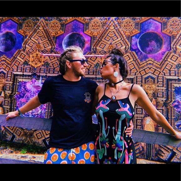 Club Exs Dollskill Mushroom Glow in the Dark Dress - Picture 3 of 4